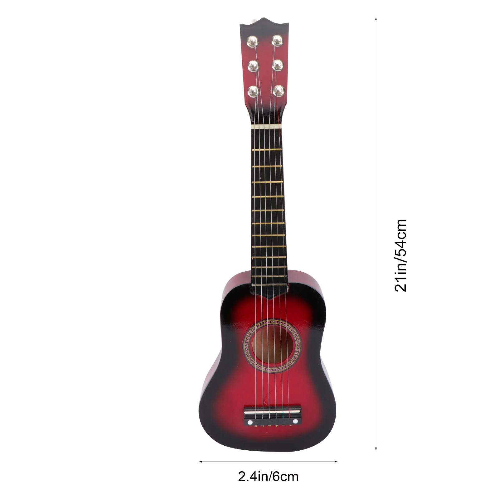Inch Kids Guitar Red Portable Wooden Acoustic Musical Musical Instrument Instrument For Children Creative Gift