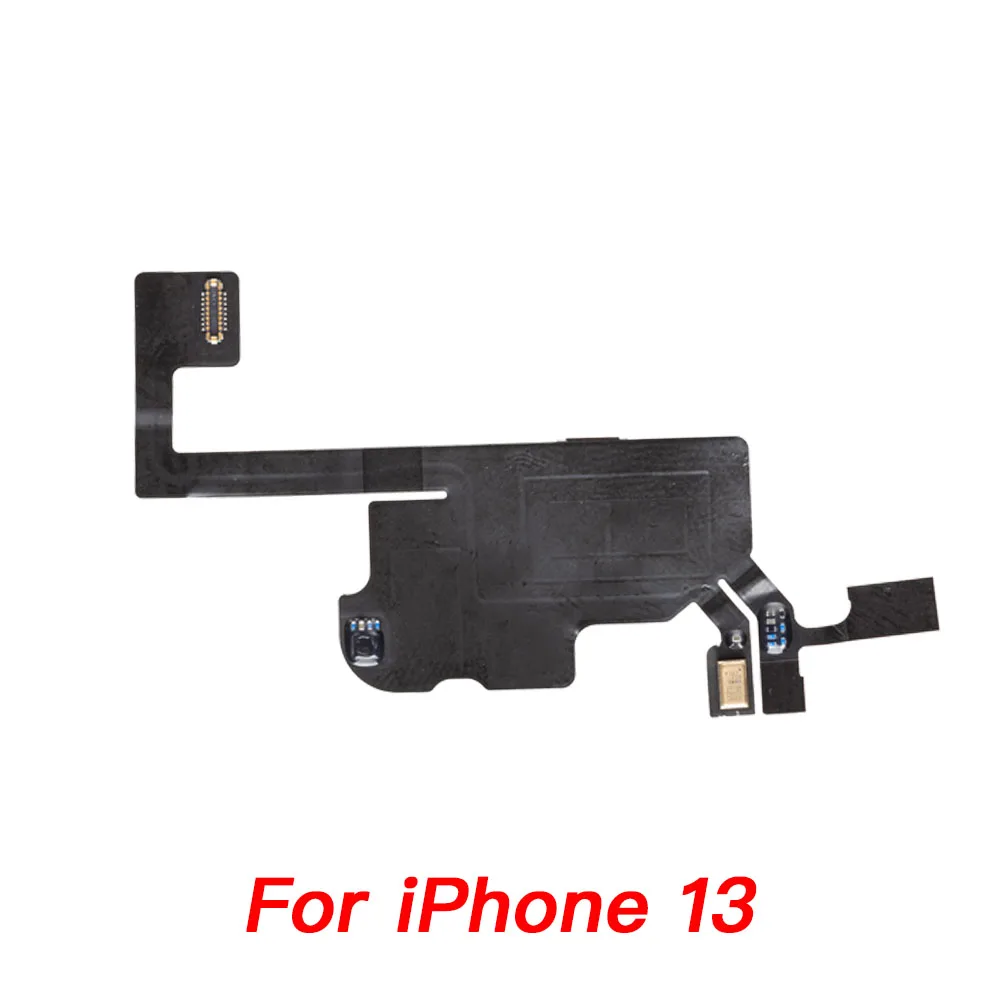 Ear Speaker Sensor Proximity Light Flex Cable Incl Microphone Replacement for iPhone 13 Mini Pro Max