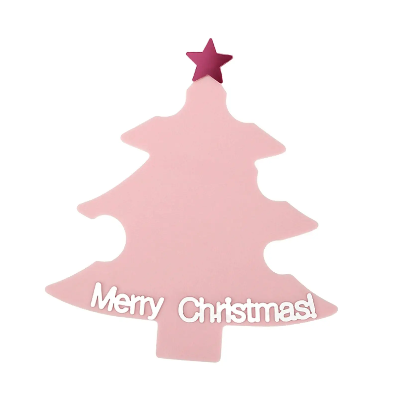 Christmas Tree Acrylic Nail Display Card Creative Nail Art Board Photo Prop for Manicure Salon Decoration