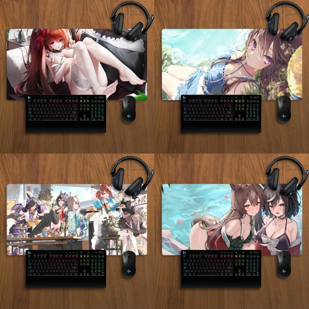 Uma Musume Mousepad Non-slip Lockedge Office Student Gaming Thickened Large Writing Pad Cushion