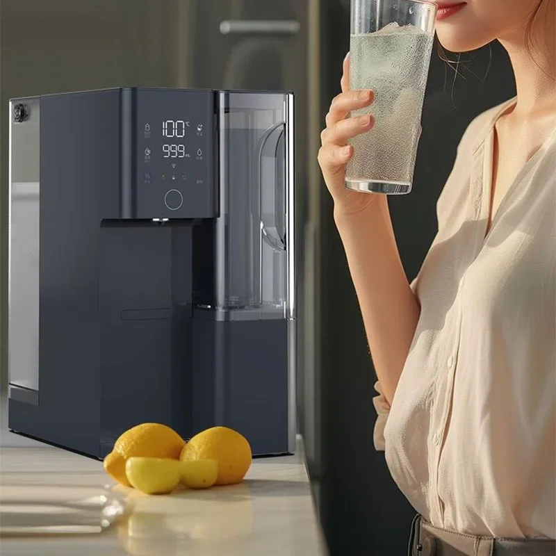 Countertop Reverse Osmosis Water Purifier, 5-Stage RO Filtration System, Low-TDS Water Purifier, 4-Temperature-Setting Drinking