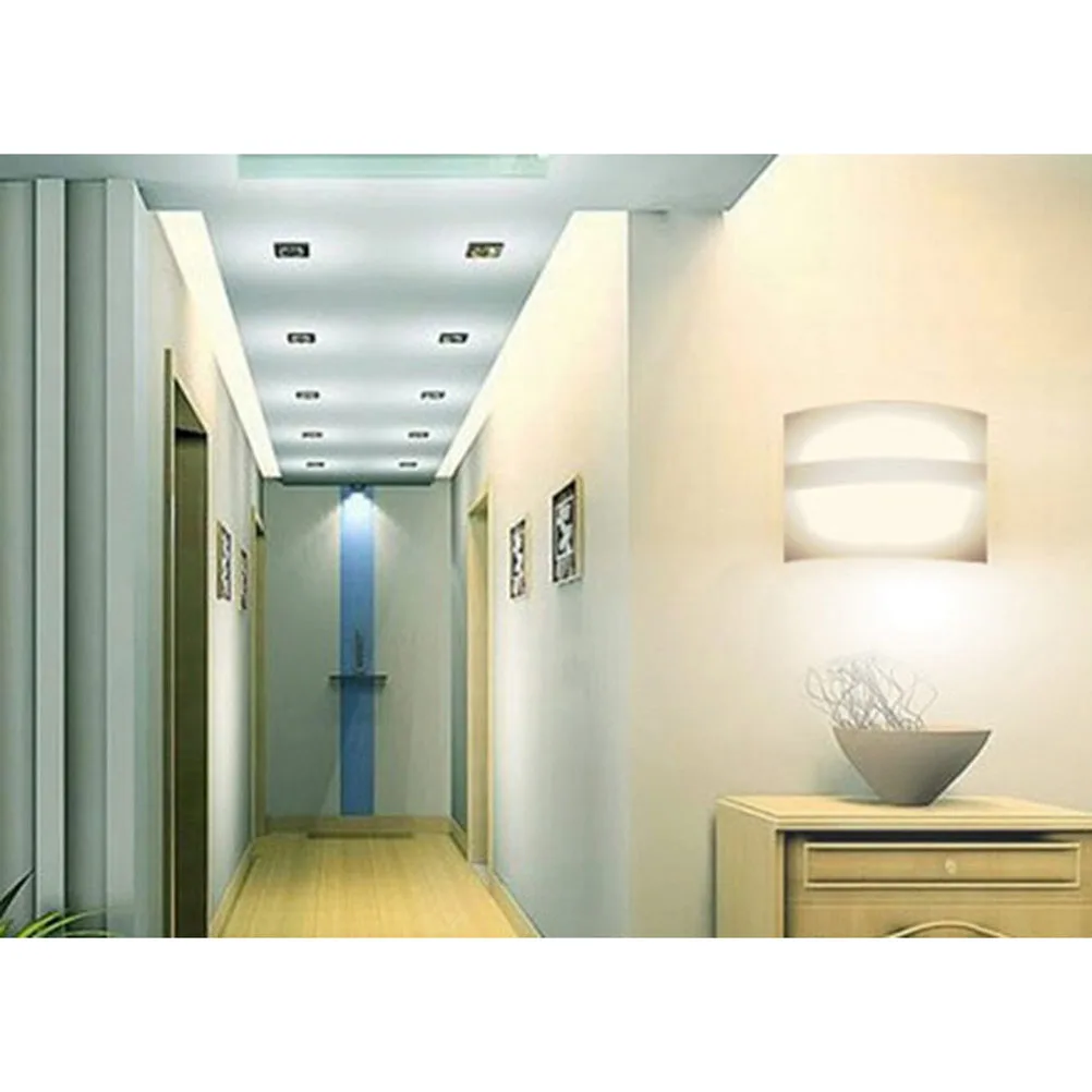 

Arc Shaped Wall Light 1.7W 22Lm Warm White Led Motion Sensor 5M Range Auto On Off Operated 4Aa 140 Degree Corridor