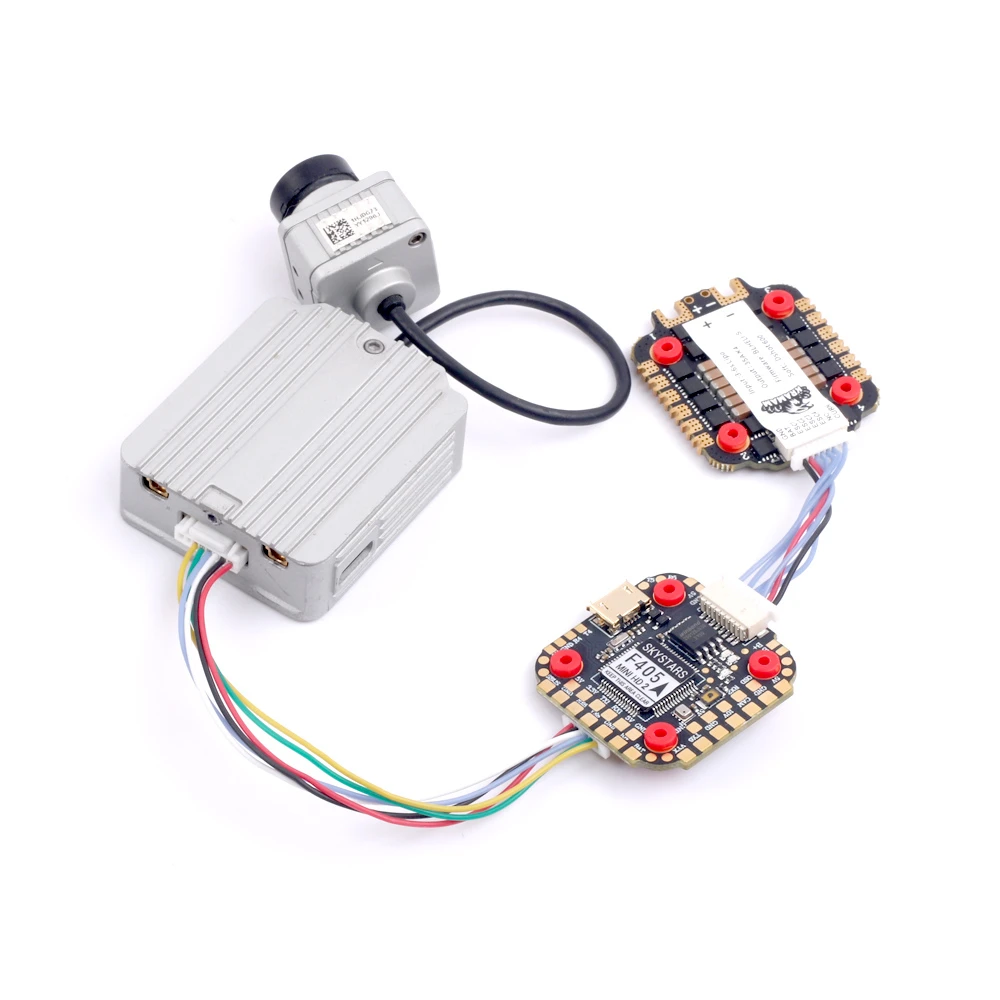 

Skystars F405 Mini HD2 20x20mm FC KM35 35A 3-6S ESC Stack With Barometer Betaflight INAV FPV Drone Accessories