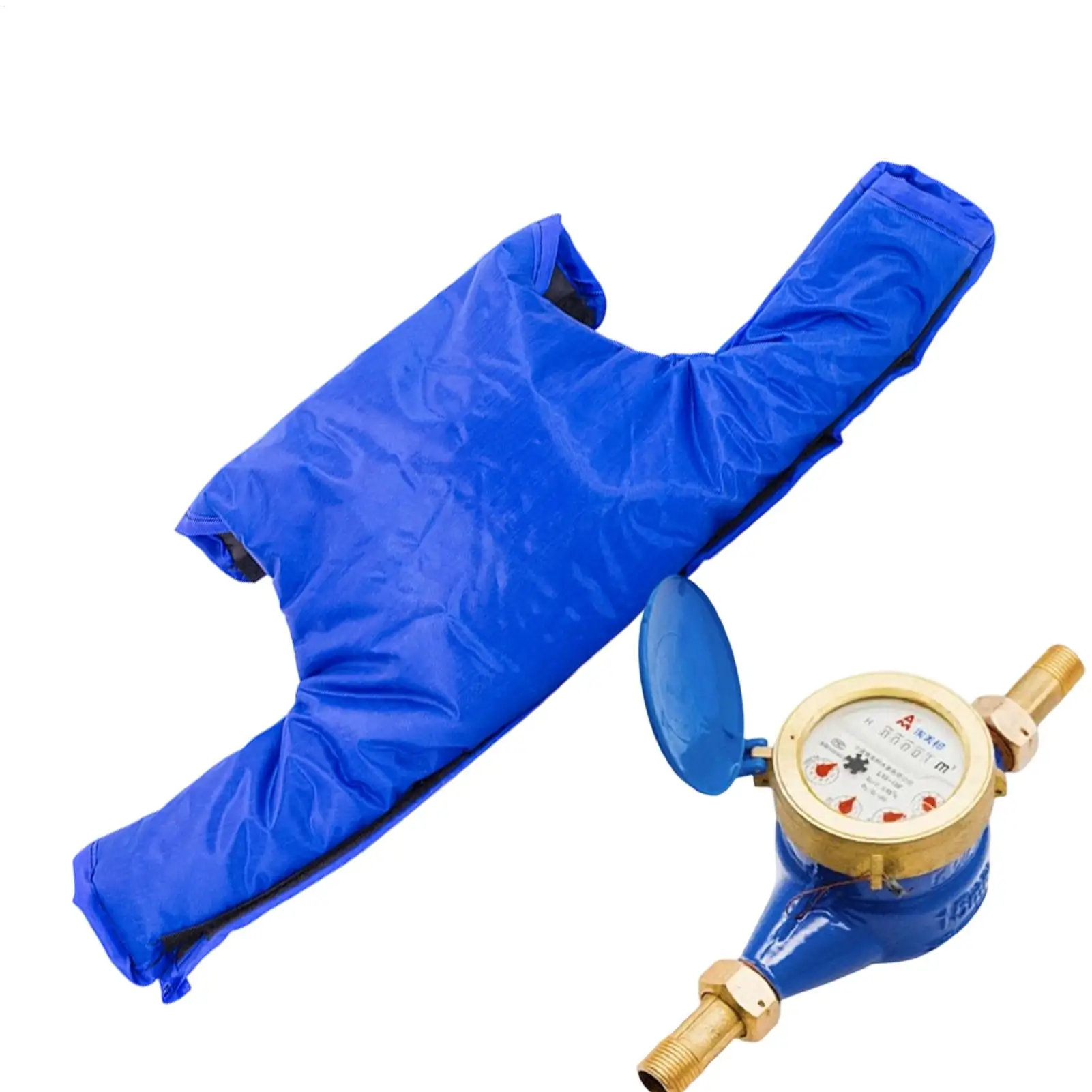 Insulated Water Meter Cover Outdoor Anti Freeze Pipe Insulation Pouch Winter Protection Cover Oxford Cloth Waterproof Protection