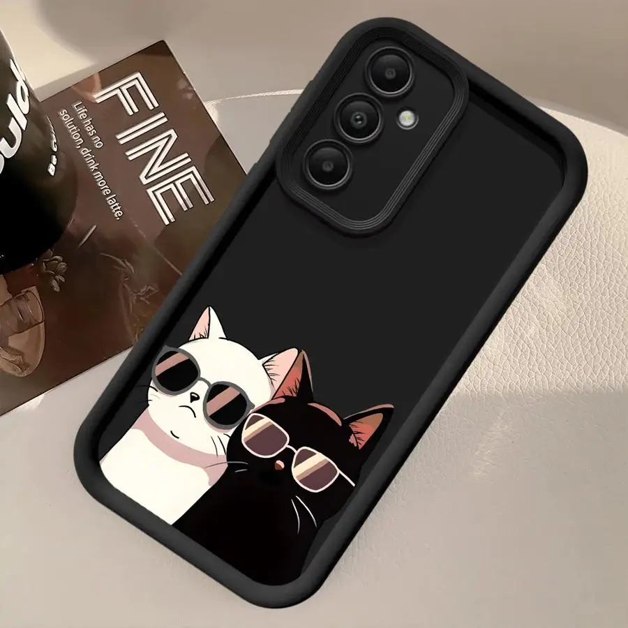 حافظة لهاتف سامسونج جالاكسي A56 A25 A12 A13 A15 A16 A71 A72 A73 A32 A51 A52s A53 A54 A35 A36 A33 A34 A22 A23 كارتون #2