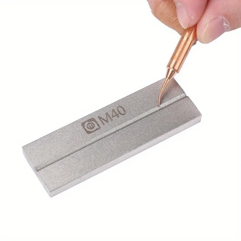 Multi-function Grindstone Tweezers Corrector Repair Tools for Tweezer Soldering Iron Tips Knife Pointed Head Correction