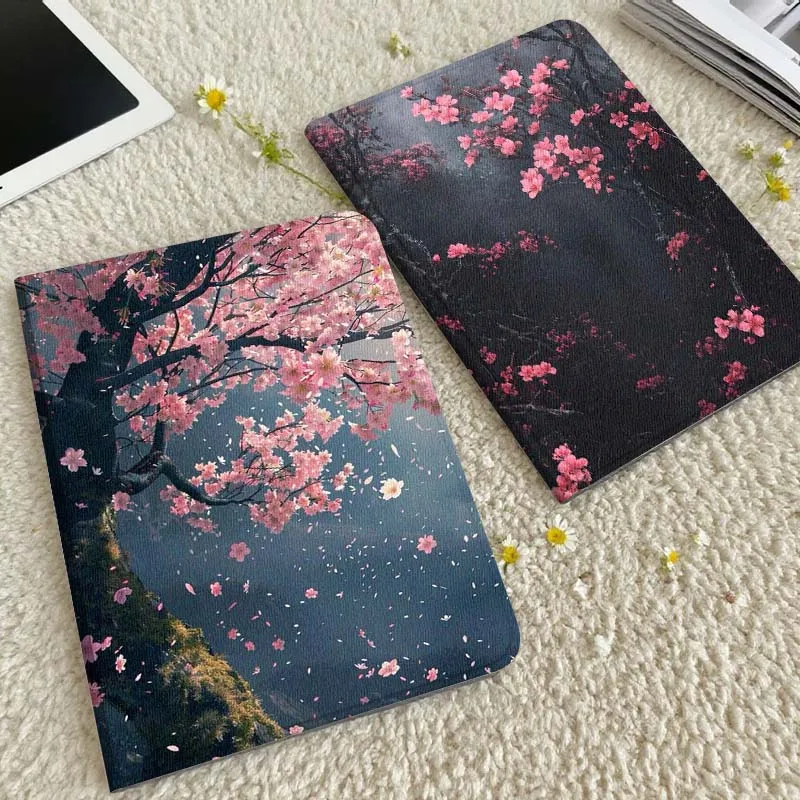 

Pink Cherry Blossom Tree Tablet Case For Xiaomi Redmi Mini Pad SE K 2 4 5 6 7 8 2023 2025 11 8.8 11.2 10.1 Pro Gift