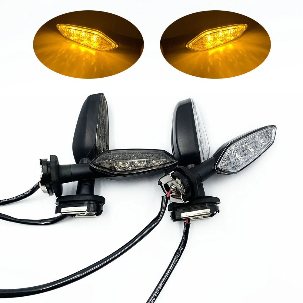 LED Rear Turn Signal Light For KAWASAKI ER6N ER6F NINJA 400 650 300 1000/SX Z1000SX ZX6R ZX10R Motorcycle Indicator Blinker Lamp