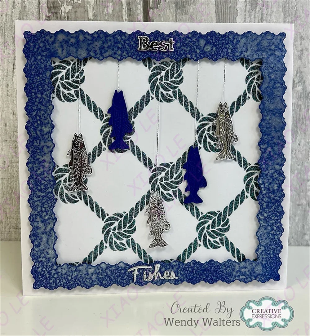 إطار صيد جديد دع المغامرة تبدأ قوالب القطع المعدنية DIY بها بنفسك ألبوم سكرابوكينغ النقش الزخرفية DIY بها بنفسك ورقة بطاقات