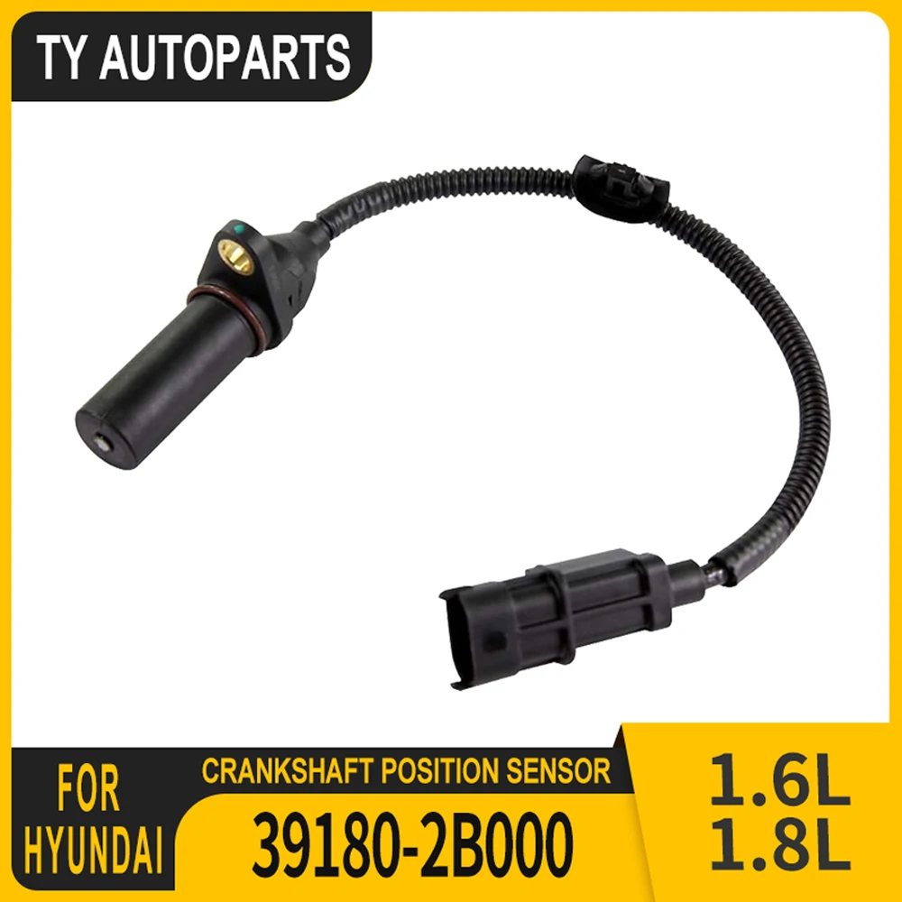 Sensor de posição do virabrequim, 1/10 peças, para hyundai i20 i30 i40 veloster acento elantra kia rio 1.6l 1.8l kia 391802b000 39180-2b000