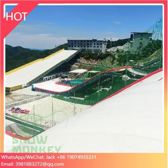 Skiing is not limited by seasons and spaces SNOW MONKEY dry ski slope