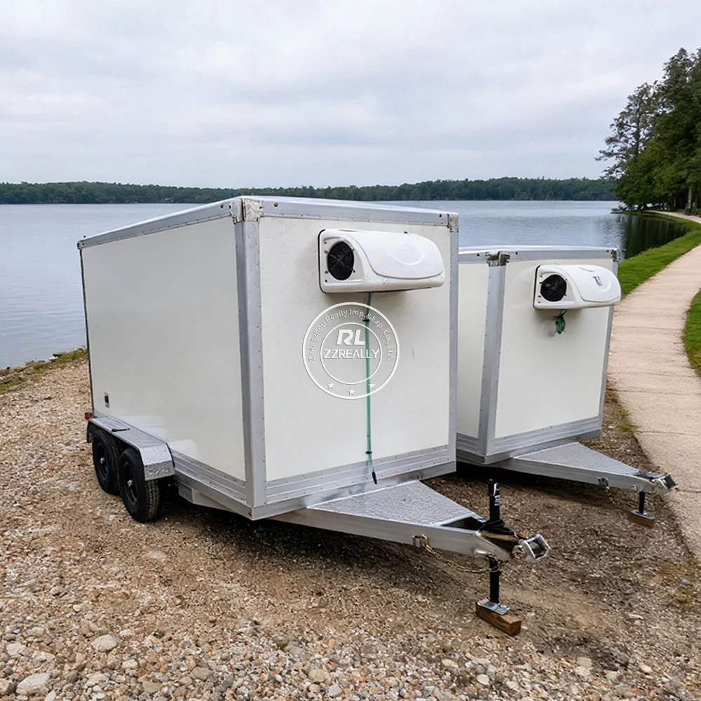 

Portable Modern Style Ice Cream Freezer Trailer for Sale Refrigerated Trailer Manufacturer Professional Reefer Trailer