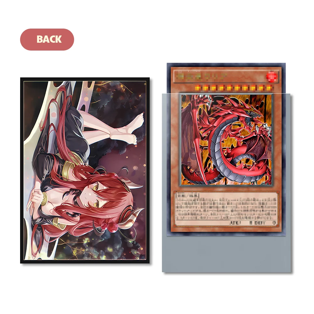 60PCS 62X89mm Anime Card Sleeves Traptrix Rafflesia Traptrix Allomerus Board Game Trading Card Protector for YGO