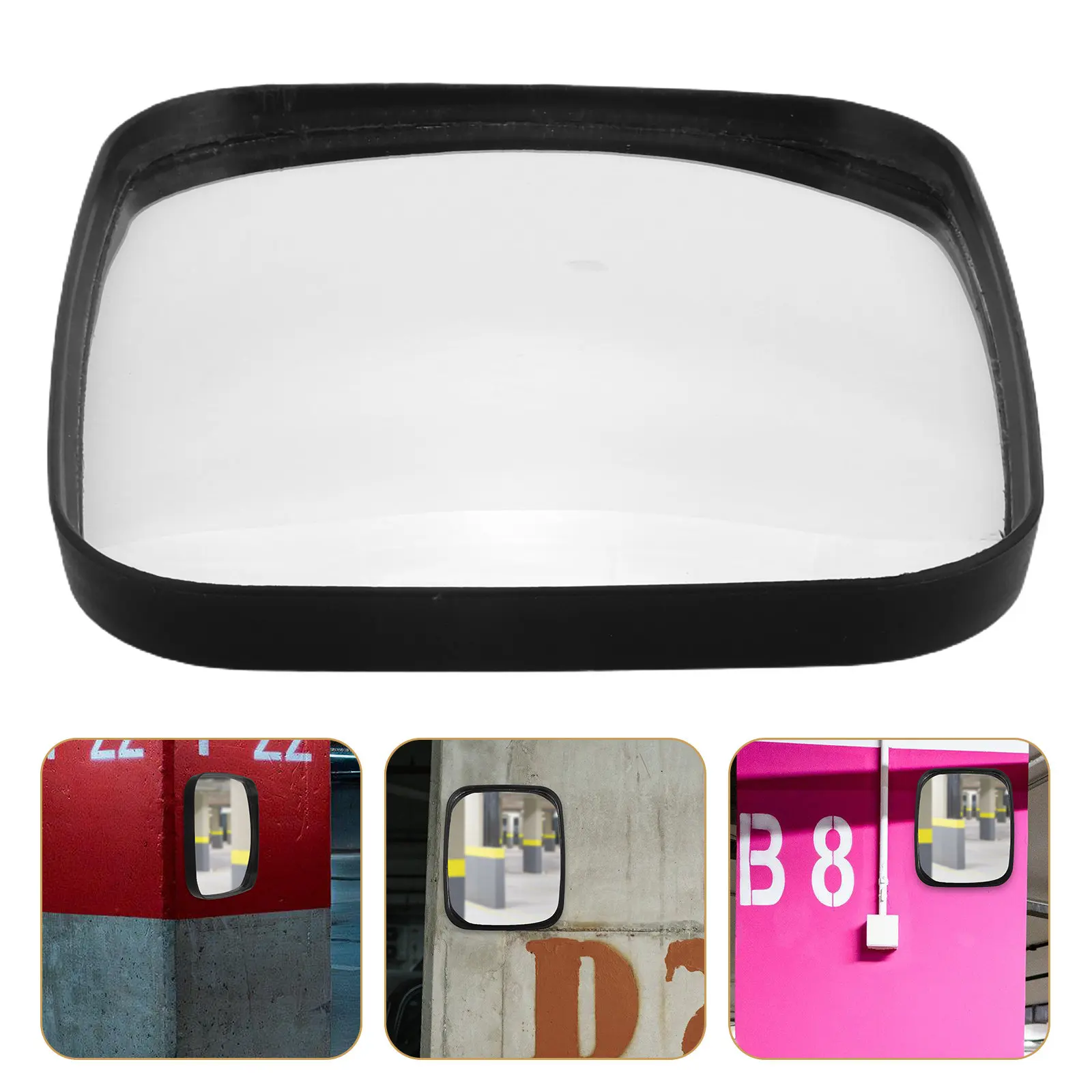 High Definition Wide Angle Convex Mirror Square Design for Indoor Supermarket Store Warehouse Parking Lot Blind Spot Security