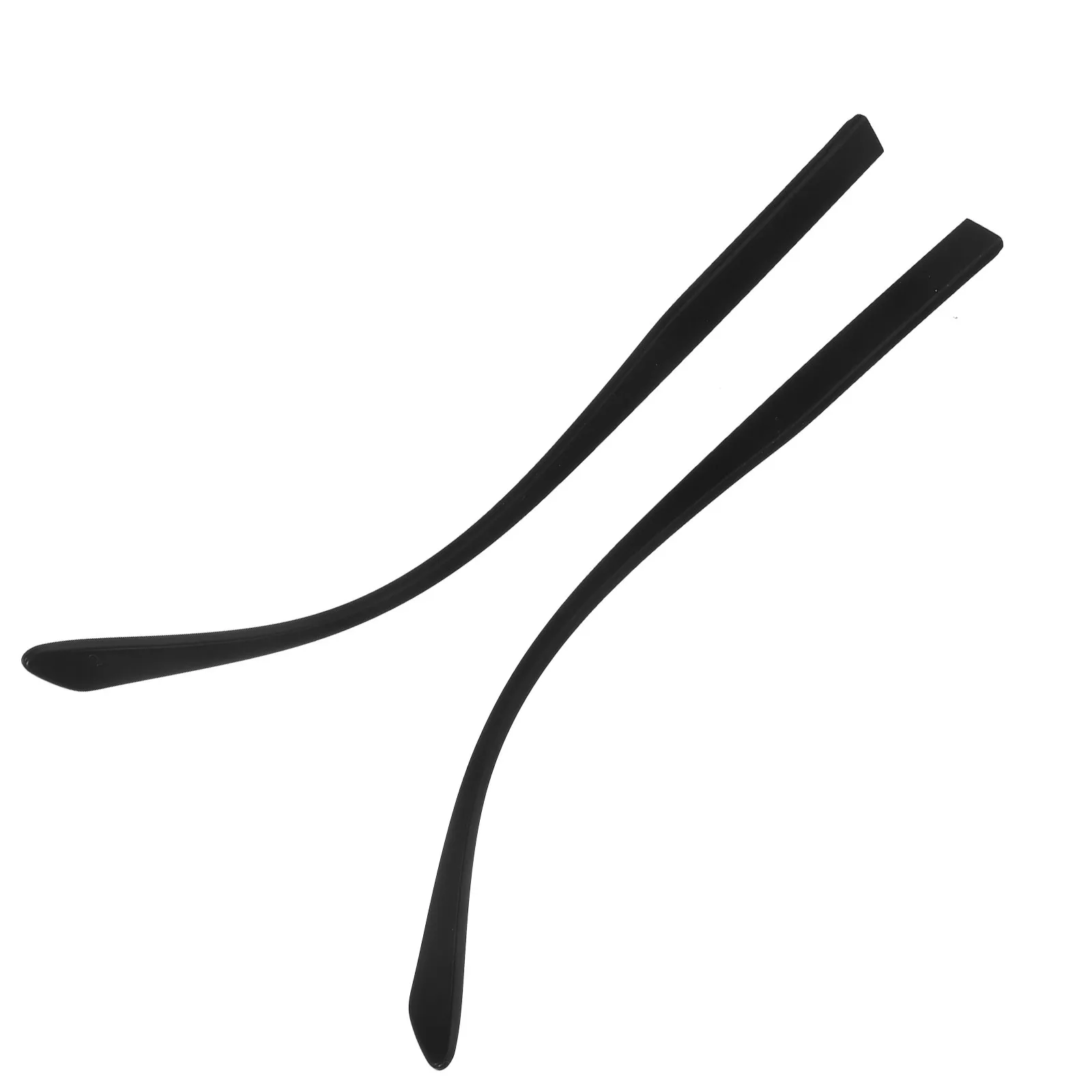 1Set Premium Eyeglass Arms Legs Replacement Black Temples for Glasses Repair Universal Fit Lightweight Comfortable Skin-Friendly
