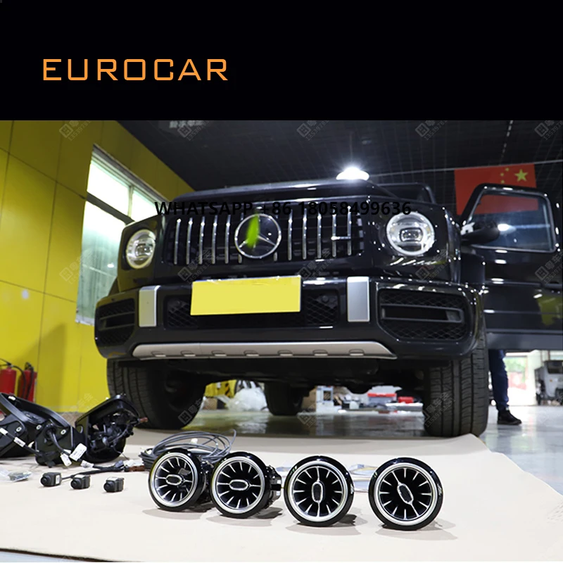 

2019 G Class W464 G63 G500 G65 LED Ambient Interior Lights Air Conditioning Turbine Outlet with Air Vent Exterior Accessories