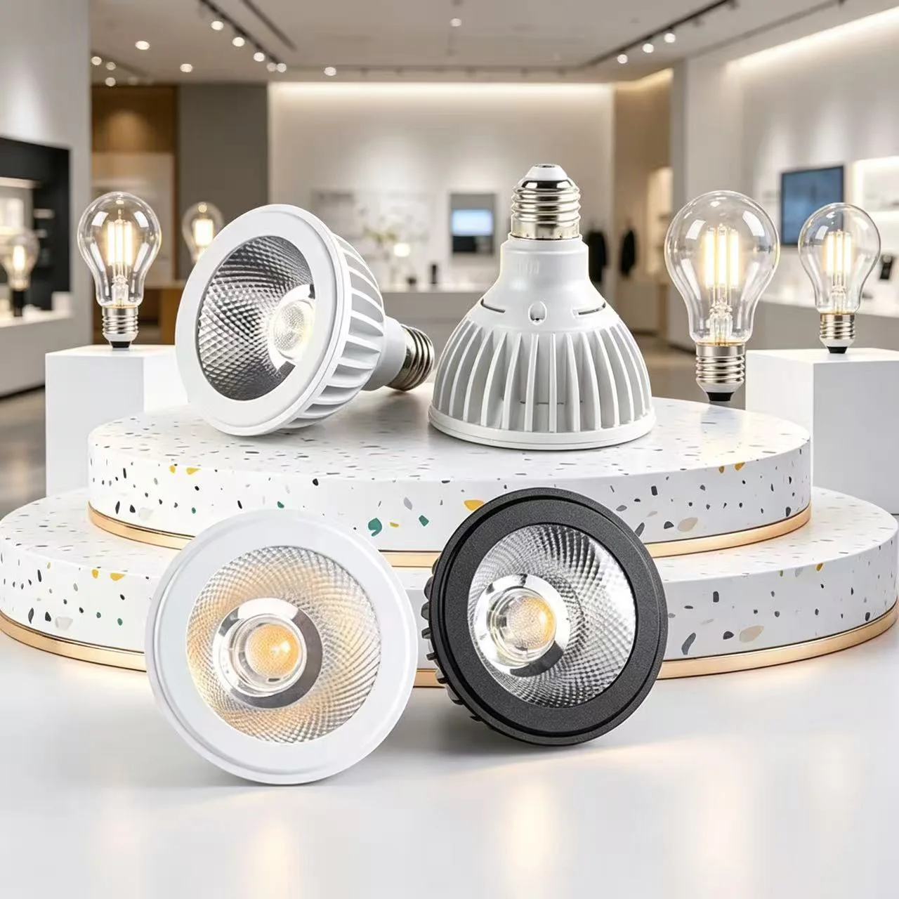 

Led High Power Par38 Light Bulb 5Wto30W E27 Super Bright Energy-saving Lamp 220V110V Spotlight Lighting Daylight Bedroom Balcony