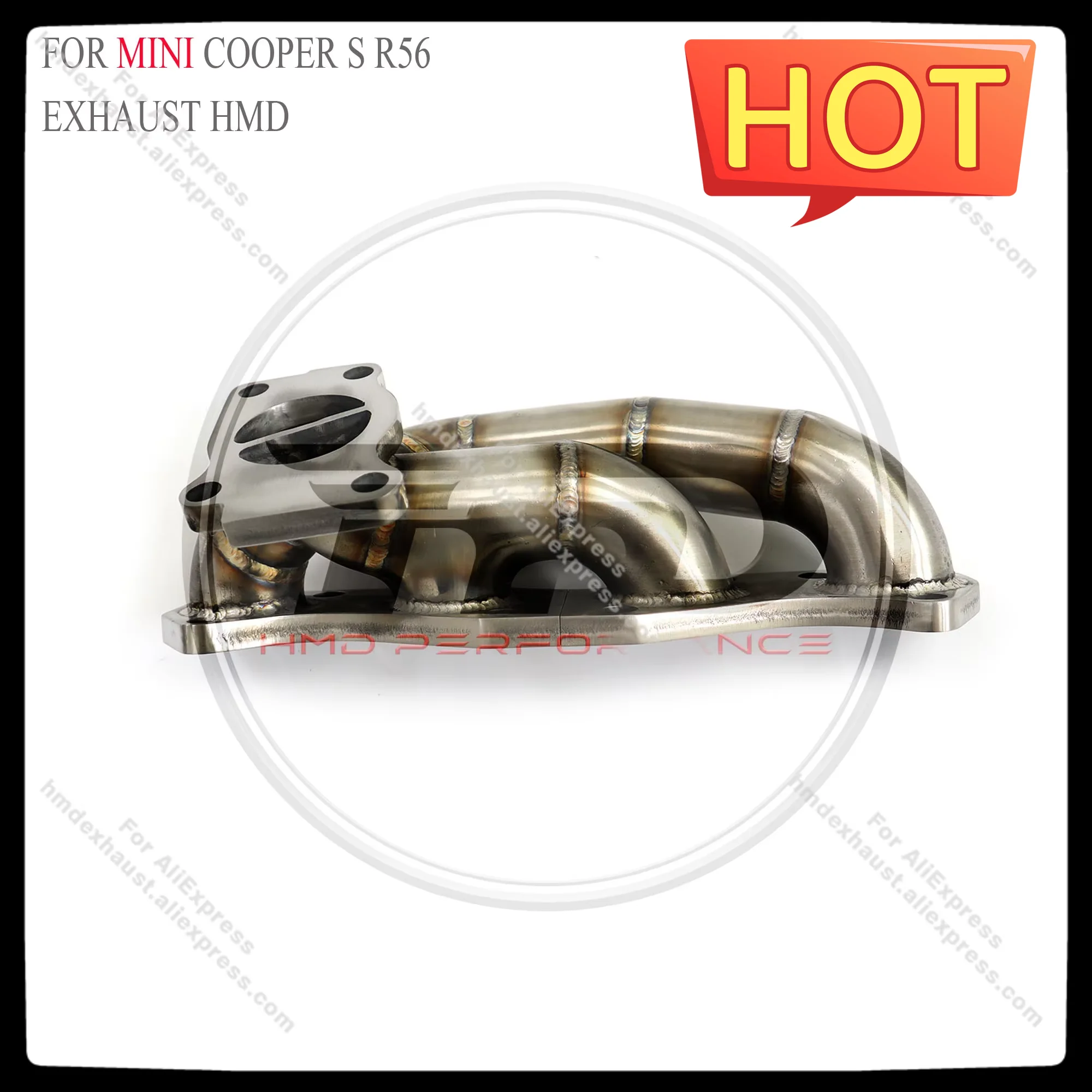 HMD Exhaust System High Flow Performance Headers for MINI Cooper S r56 Manifold With Heat Shield