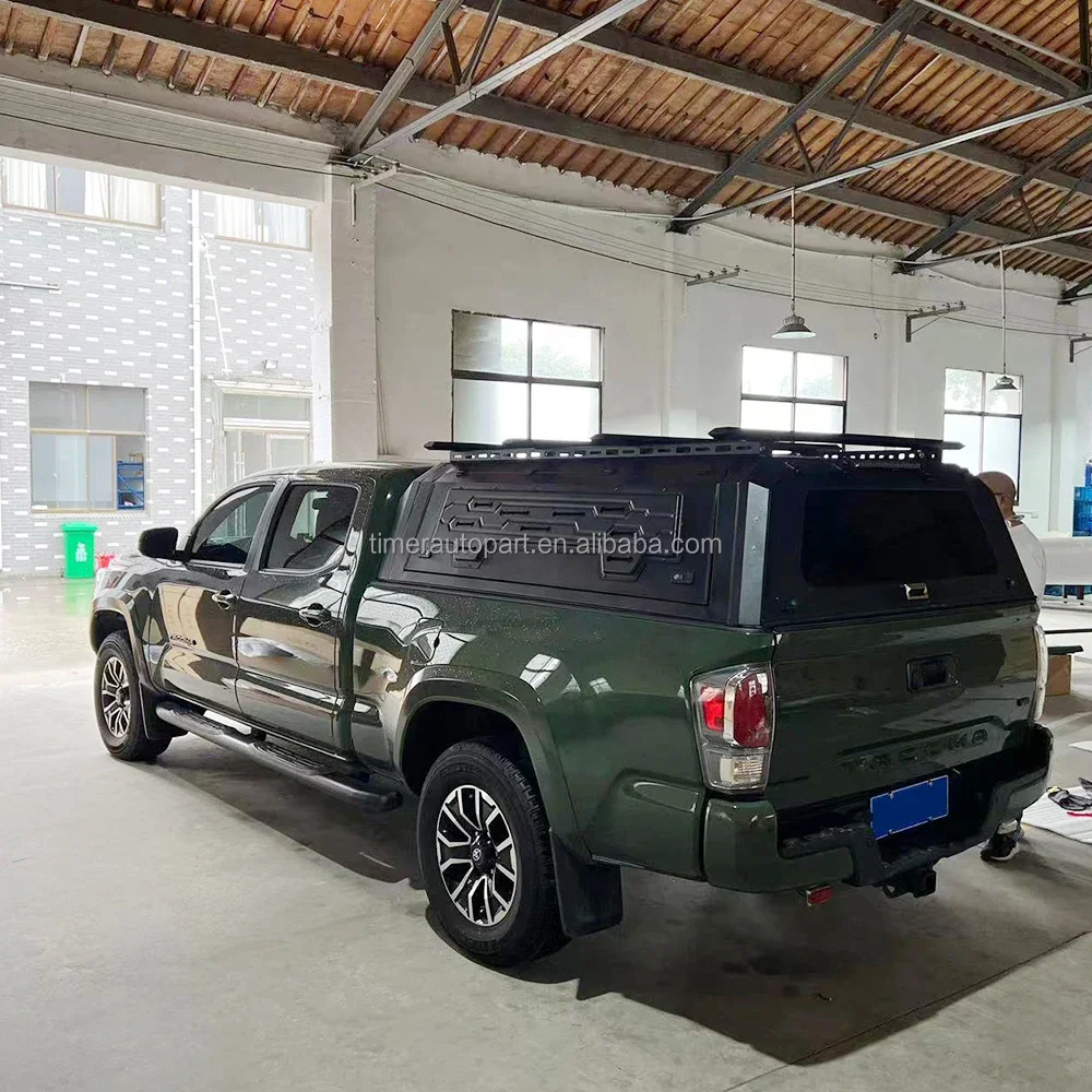 Pickup-Bettkappe zum Verkauf in der Nähe von Wohnmobiloberteilen für LKWs, Überdachung, Wohnmobil mit Glas und leichter Oberseite für Außenanhänger aus Stahl