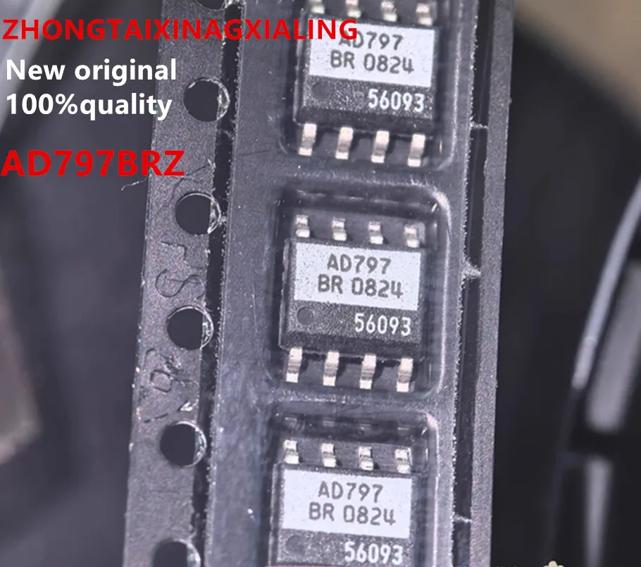 

Новый оригинальный AD797BR AD797BRZ с низким уровнем шума и низким уровнем искажений, одиночный операционный усилитель