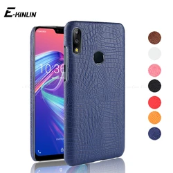 Crocodile Leather Phone Case For ASUS ZenFone Max Pro M1 M2 ZB633KL ZB632KL ZB631KL ZB630KL ZB602KL ZB601KL Hard PC Back Cover