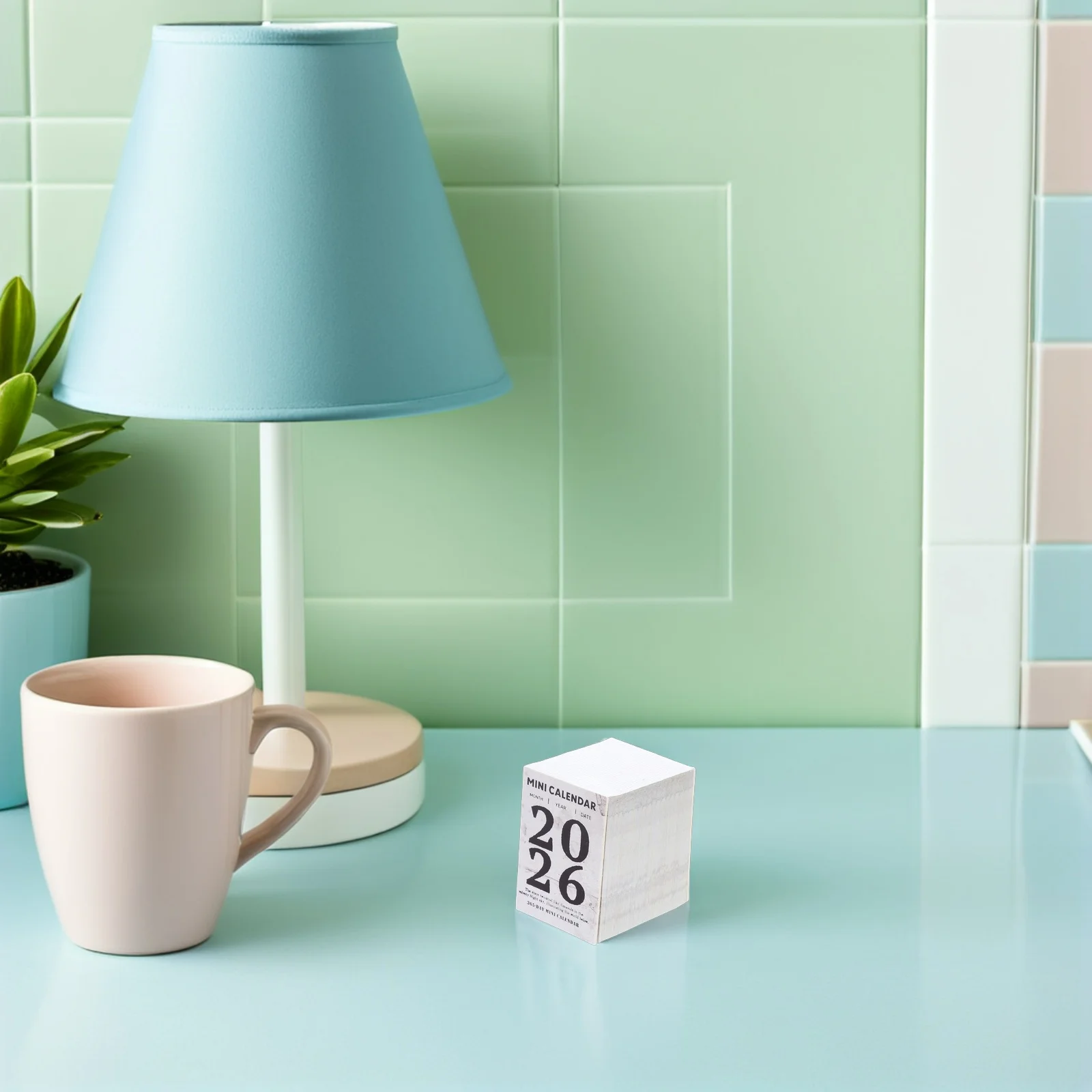 

Мини-отрывной календарь на 2026 год, ретро-минималистичный бумажный календарь, ежедневный декоративный планировщик, наклейка для настольного использования