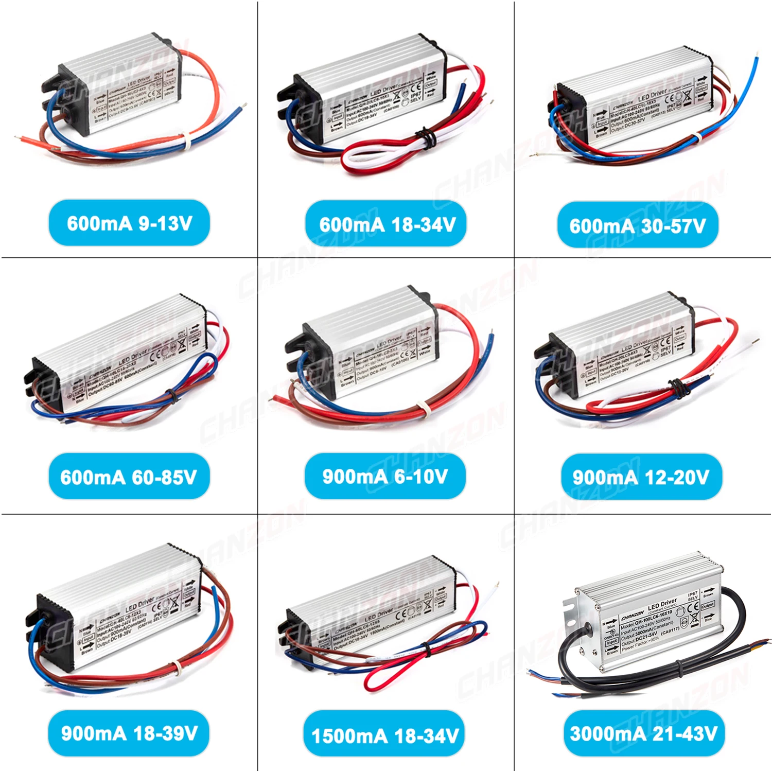 定電流LEDライト,10w,20w,36w,50w,100w - Outdoor Lighting Under Roof のレビューと価格