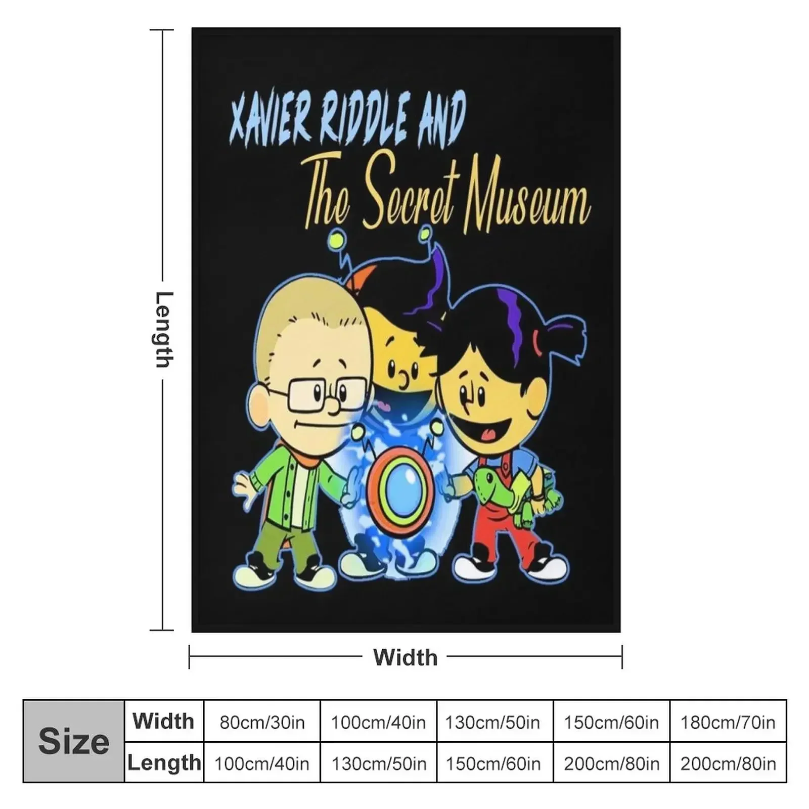 Xavier Riddle and the Secret Museum charactersi am wilma rudolphi am rosa parks costume Throw Blanket Multi-Purpose Blankets