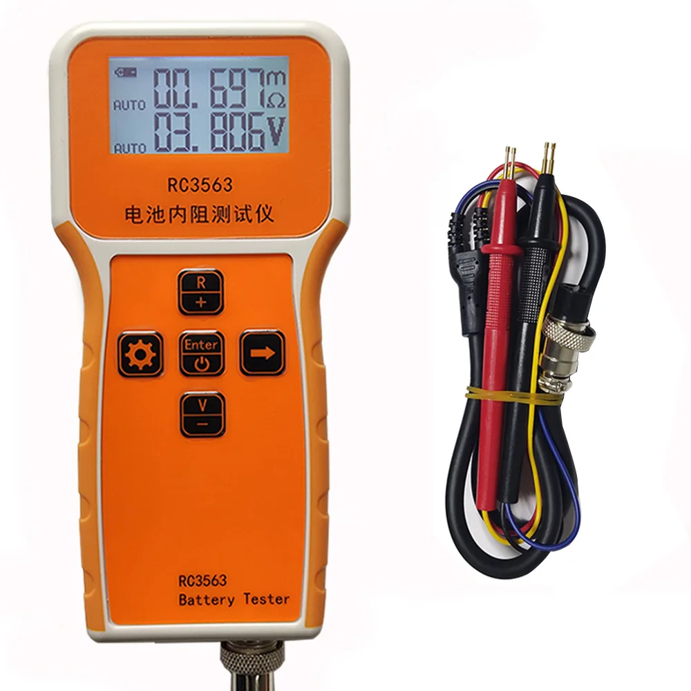 고정밀 RC3563 배터리 전압 테스터는 RC Lipo 18650 산성 리튬 배터리용 내부 저항 감지기를 측정합니다.