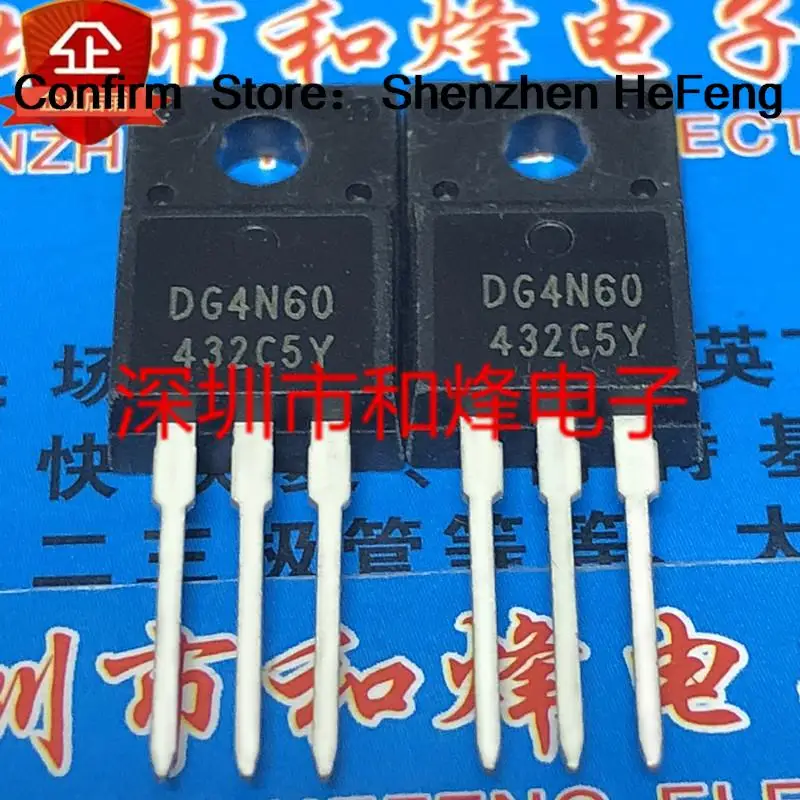 5PCS-10PCS DG4N60  TO-220F 600V 4A    Original On Stock Quicky Shipping