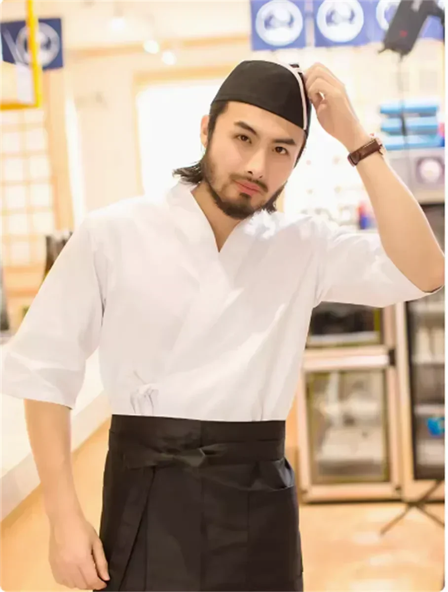 Restaurants à sushi japonais et vêtements de travail kimono