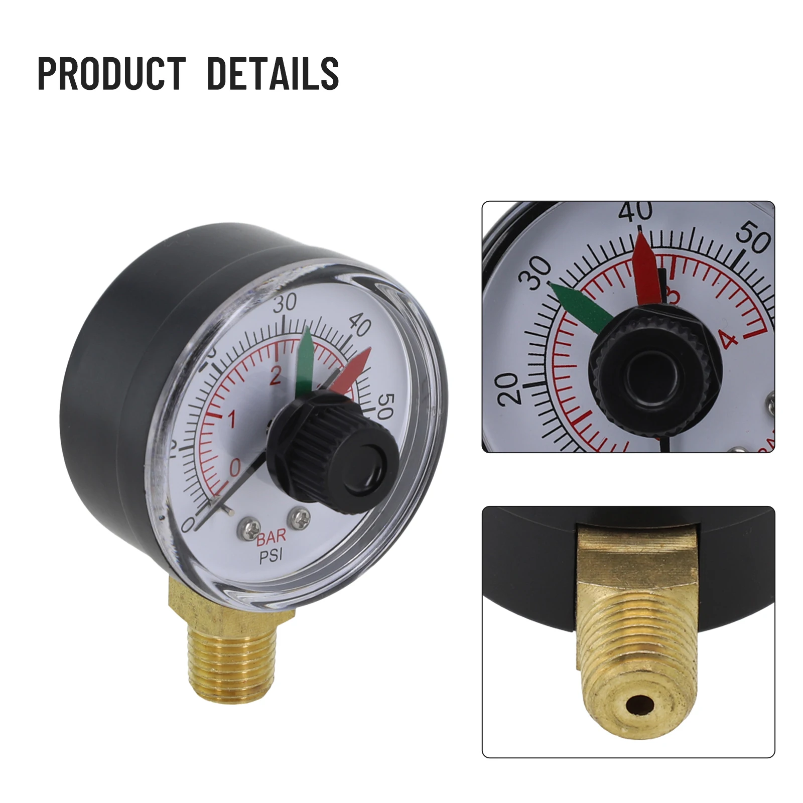 

Replacement Pressure Gauge for Hayward Pool Filters Suitable for Starlight Filter Models Maintain Efficient Filtration