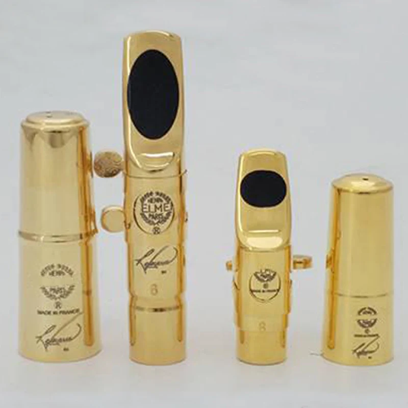 New MFC Professional Tenor Soprano Alto Saxophone Metal Mouthpiece Advanced Gold Plating Sax Mouth Pieces Accessories