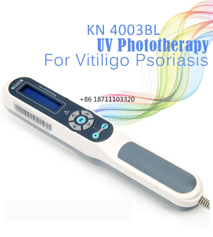 Kernel KN-4003BL factory supply UV lamp Vitiligo UVB 311nm UVB lamps for psoriasis handheld narrow band UVB lamp KN-4003