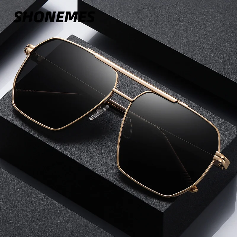 

SHONEMES Polarized Men Sunglasses Stylish Polygonal Sun Glasses Outdoor Driving Shades for Male