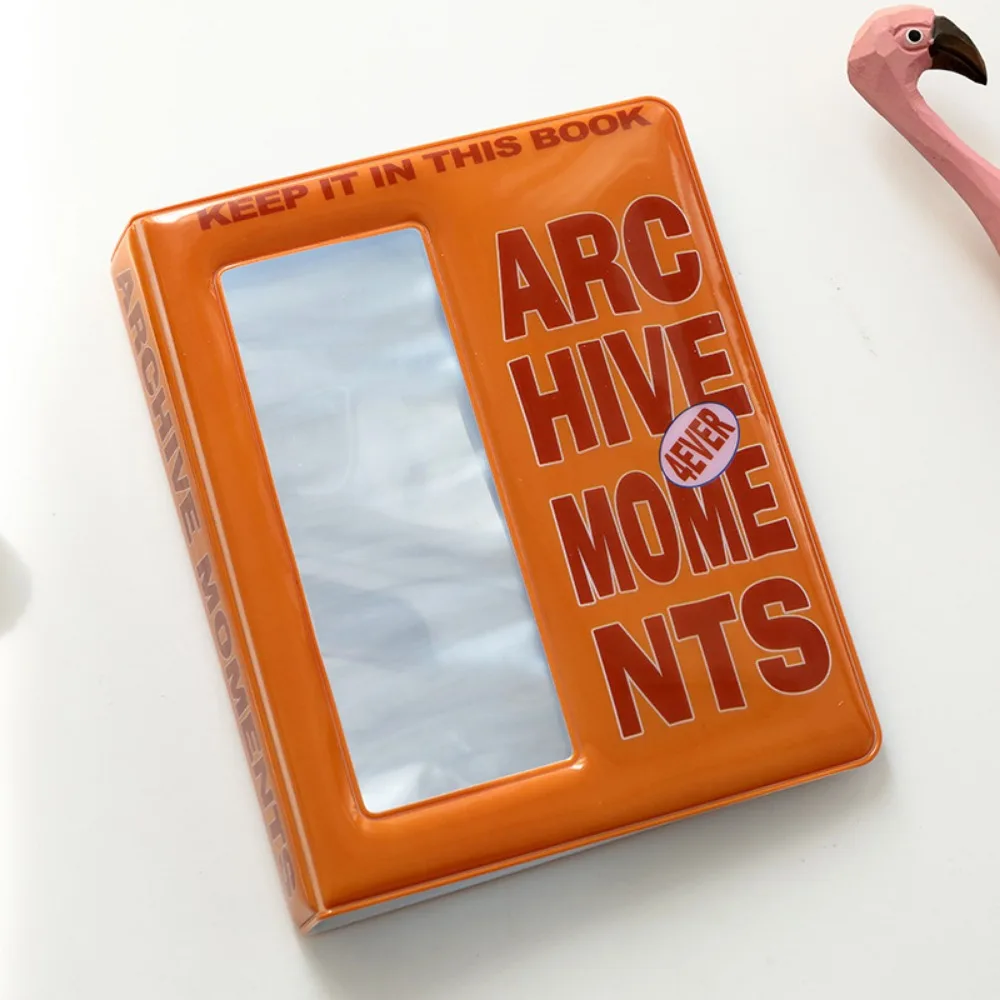 

Cute Cartoon 4 Continuous Shooting Albums Clear Pockets 64 Pockets Photo Album Holder PVC with Inner Page