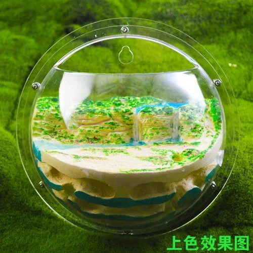 1PCS High Definition Acrylic Semi Circle Hanging Ant Nest Outer Diameter 185mm Ant Farm  Ant Feeding Area