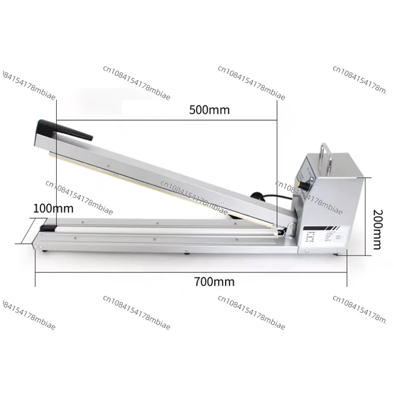 Impulse Sealer Plastic Film Foil Bags Impulse Sealing Machine Size 500mm 600mm