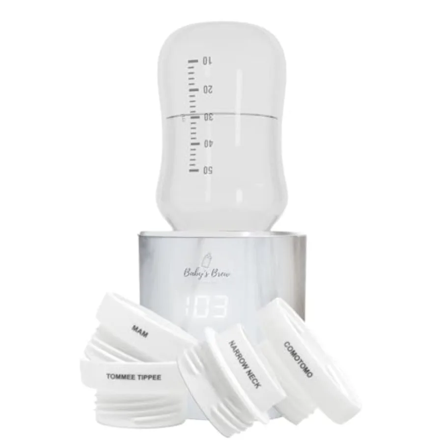 

Portable Bottle Warmer Pro - Milk Warmers for Breastmilk or Formula, Leak-Proof Design, Travel-Friendly, Cordless, Battery-Power