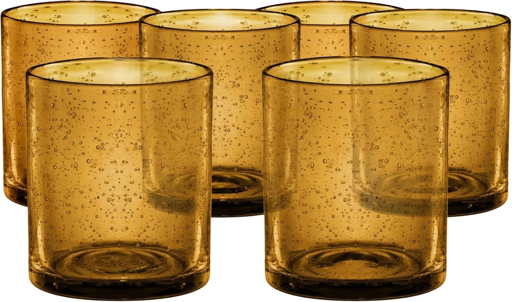 Double Old Fashion Glasses Set , Drinking Glass for Parties and Everyday Use, Whiskey, Cocktail, Glassware & Barware Essentials