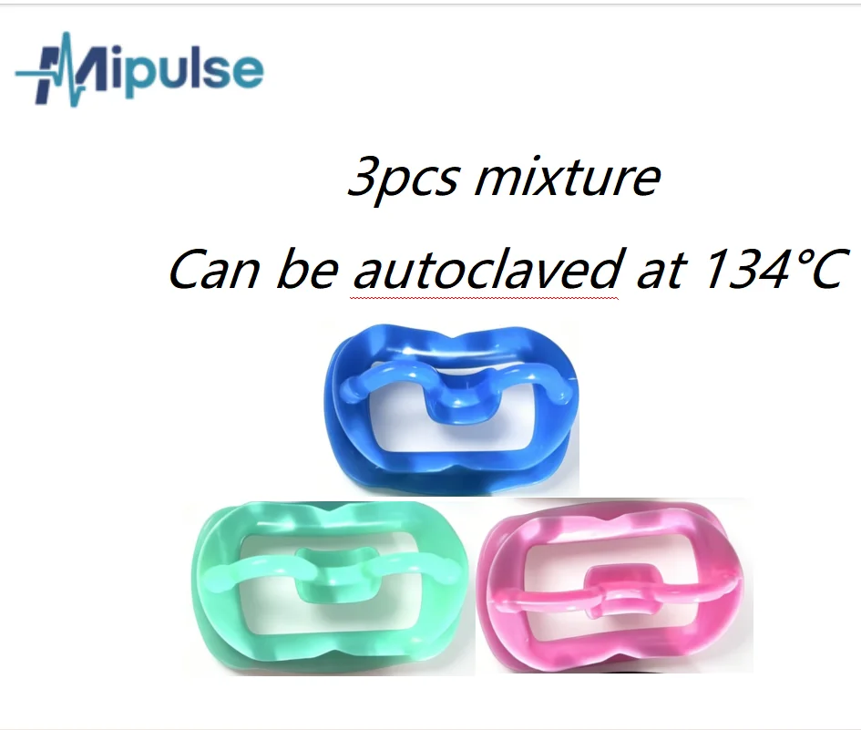 

3pcs Soft Silicone O-Shape Lip & Cheek Retractor Medical Dental Tools Reusable Autoclavable Mouth Opener for Procedural Ease