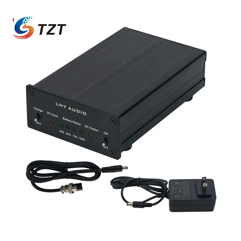 Tzt lhy audio lt3042 dc12v 2a lineares netzteil geregeltes netzteil mit eingebauten lithium batterien