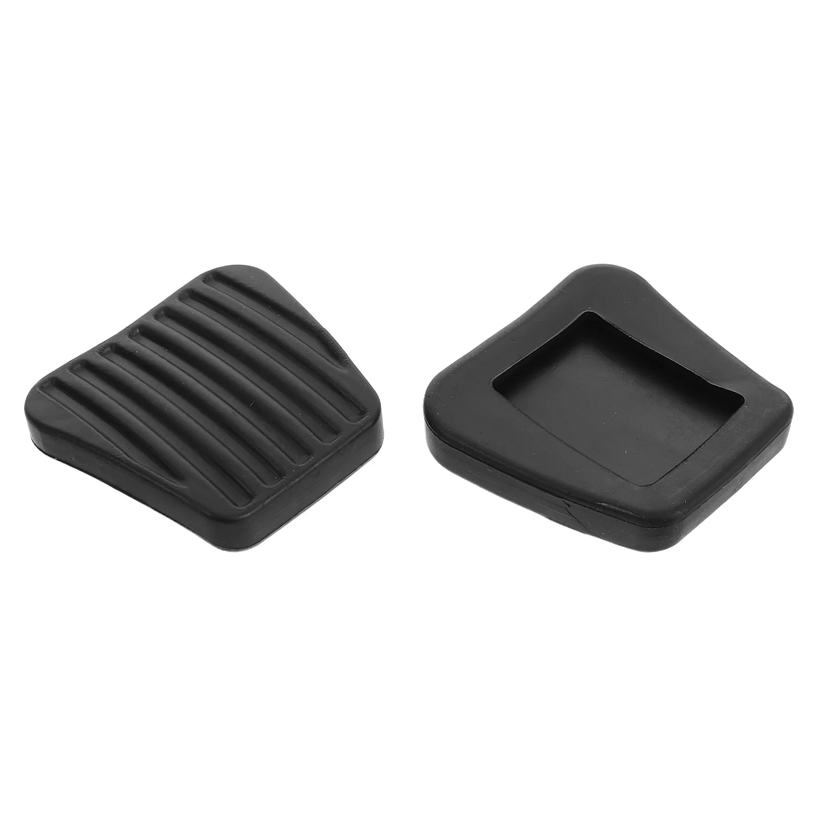 2Pcs Auto Brake Pedal Stop Pads Rubber Foot Pedal Covers for Car Nonslip Surface Enhanced Driver Stability Long Trip Comfort