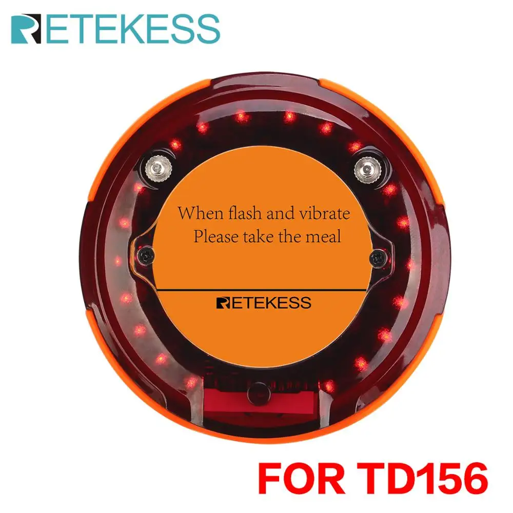 Retekess 1PC Coaster Pagers For TD156 Wireless Queue Paging System Without Keypad Transmitter And Chargebase Restaurant Pager