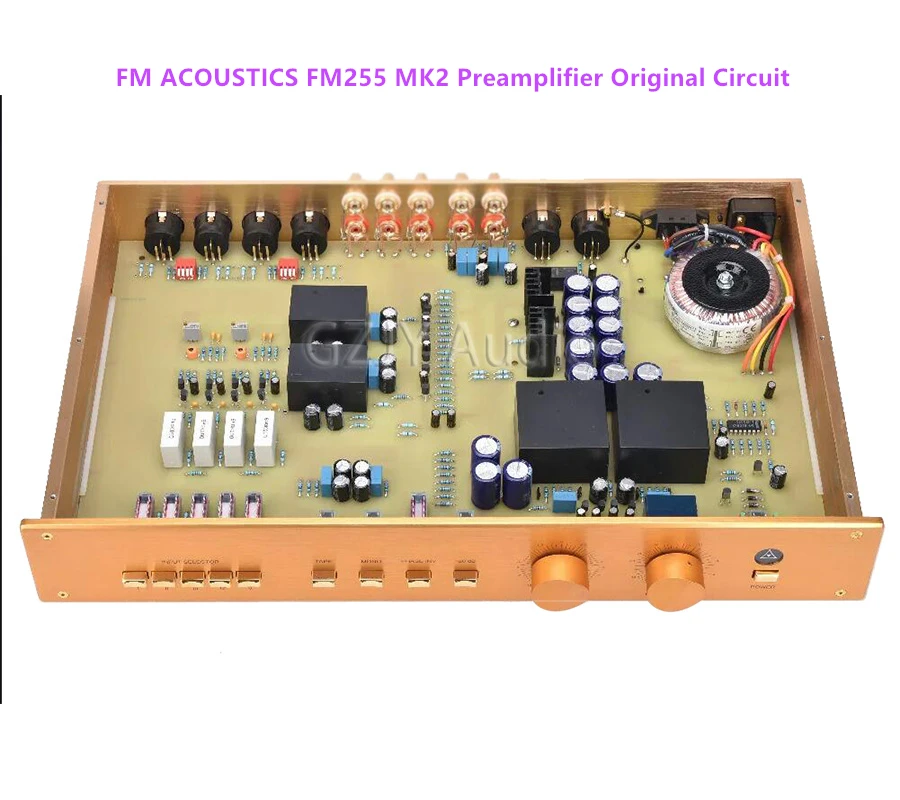 

Replica FM ACOUSTICS FM255 MK2 Preamplifier 1:1 Replica Of The Original Circuit HiFi Home High-end Preamplifier.With remote