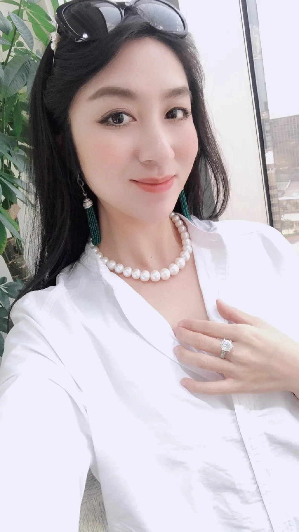 

Giant AAAA 12-14mm natural pearl necklace for women's fashion temperament, high-quality necklace 925s-16inch