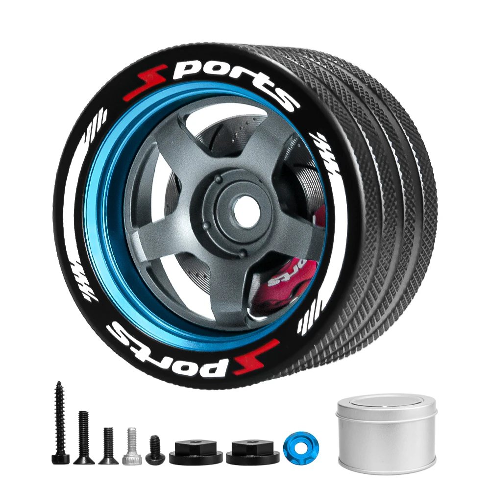 RC-Fernbedienungs-Handrad, Aluminium-Handrad für Flysky Noble NB4/SANWA MT4 MT5 M12 M17/FUTABA 4PX 7PX 10PX/WFLY X9 – Detail 18