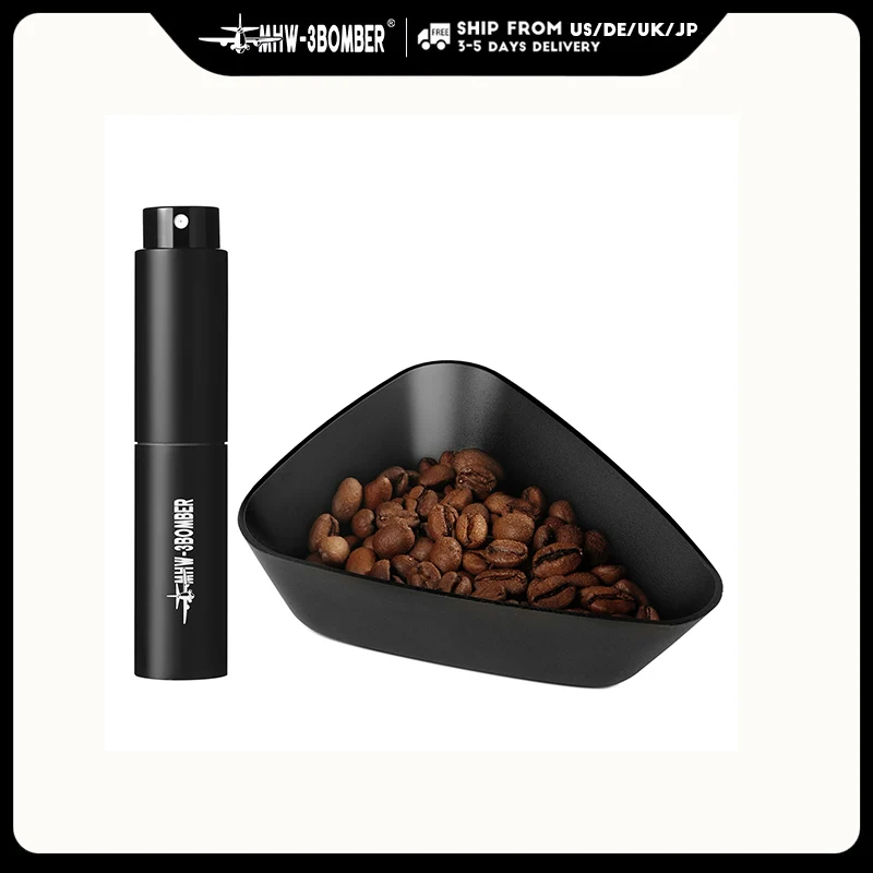 

MHW-3BOMBER BeanBoat Coffee Bean Dosing Cup Aluminum Alloy Coffee Dosing Tray Coffee Bar Accessories For Coffee Enthusiast