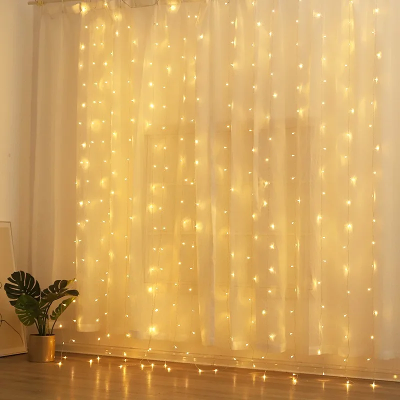 Battery Powered Background Atmosphere LED Light String ,Wedding, Easter Festival Party Decor Home Room Decor