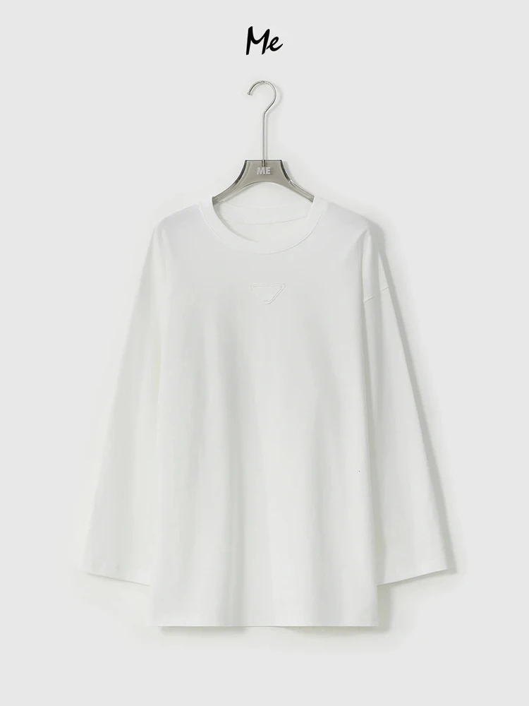 

ME Lada Snow Mountain Large Version T-irt 00% Cotton mat Slimming Versatile Long Sve Base Layer Top MESA3332